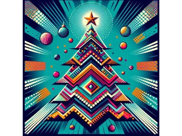 A Pop Art Christmas Tree Featuring Geome: A Brand Designer’s Review