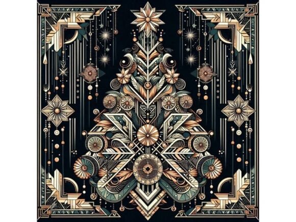An Art Deco-Inspired Christmas Tree with Illustrations Review