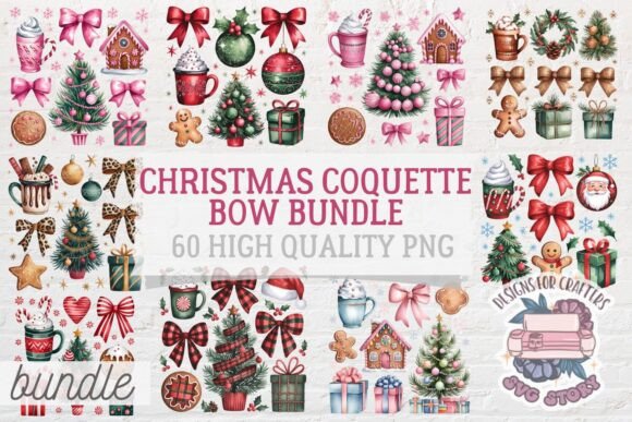 Christmas Coquette Bow Bundle 60 PNG Review