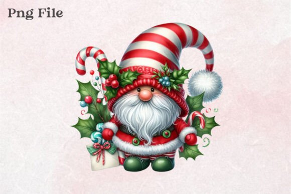 Christmas Gnome Clipart PNG Review for Illustrations