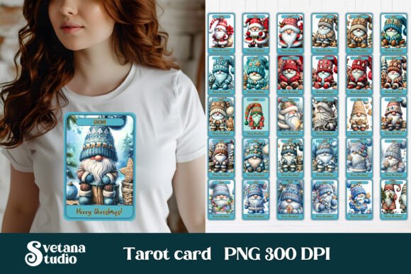 Christmas Gnome Tarot Card PNG: A Designer’s Review for Seasonal Illustrations