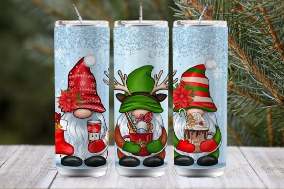Christmas Gnome Tumbler Wrap: A Publisher’s Review of Seasonal Illustrations