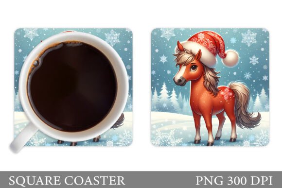 Christmas Horse Coaster Sublimation: A Brand Designer’s Review