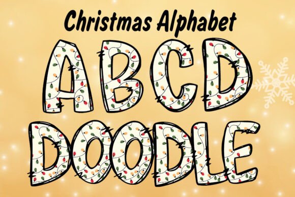 Christmas Light Christmas Alphabet Png