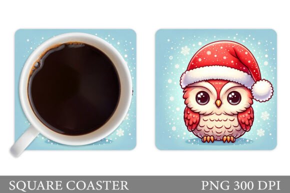 Christmas Owl Coaster Sublimation: A Practical Review for Illustrations and Digital Sellers