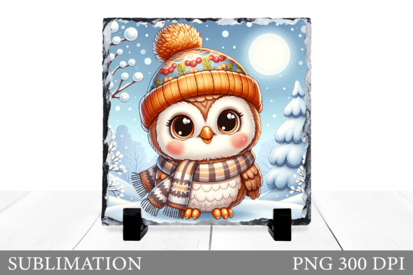 Christmas Owl Slate: Illustrations for Modern Blog Design