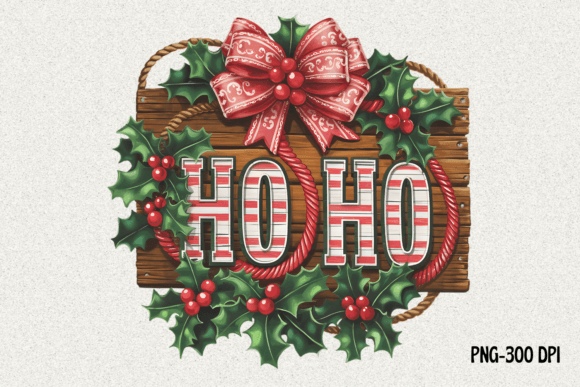 Christmas Sign, Ho Ho PNG Review for Illustrations & Crafts