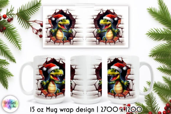 Funny Cracked Wall Christmas Mug Wrap: A Review for Illustrations and Digital Sellers