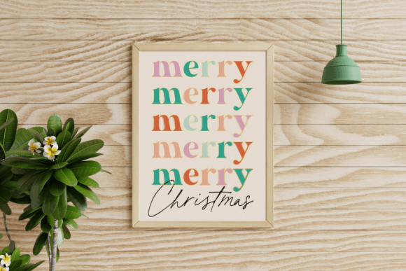 Merry Christmas Poster: A Publisher’s Take on Seasonal Illustrations