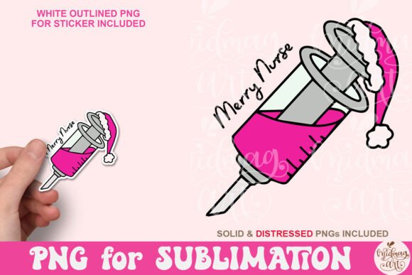 Merry Nurse Png, Christmas Nurse Png: A Crafter’s Review of Festive Illustrations