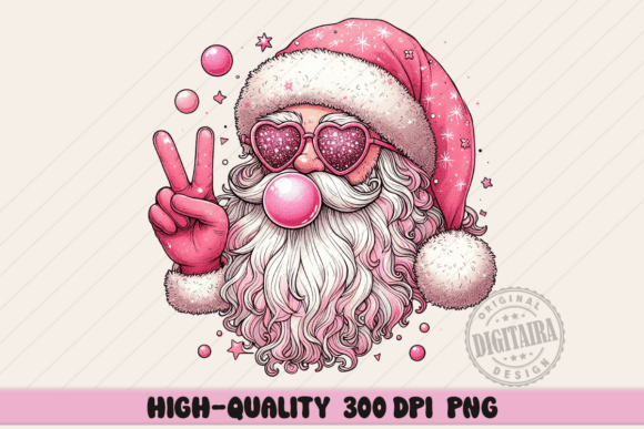 Pink Christmas Santa Klaus Png: A Modern Illustrations Review