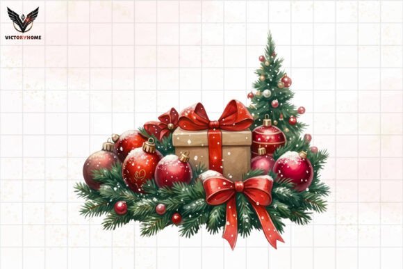 Red Christmas Truck Clipart PNG
