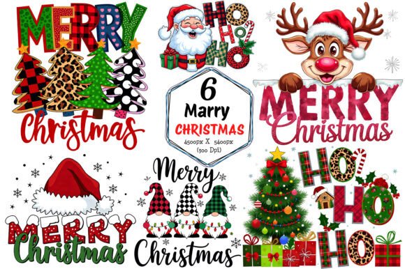 Review: Christmas Merry Christmas Santa Illustrations