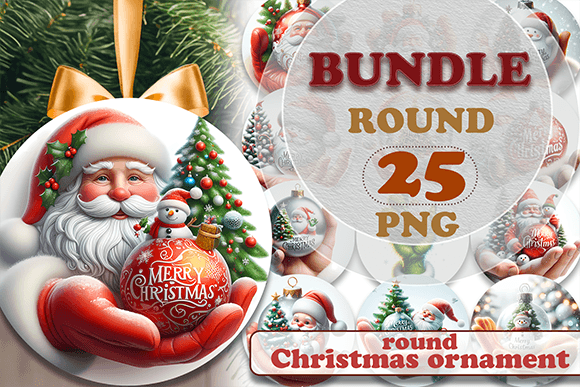 Round Christmas Ornament Bundle Png: A Practical Review for Illustrations and Digital Sellers