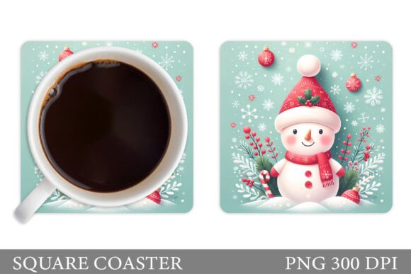 Snowman Coaster Embroidery Review