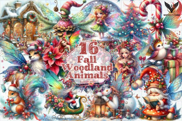 Watercolor Christmas Fairies Clipart PNG: A Designer’s Review